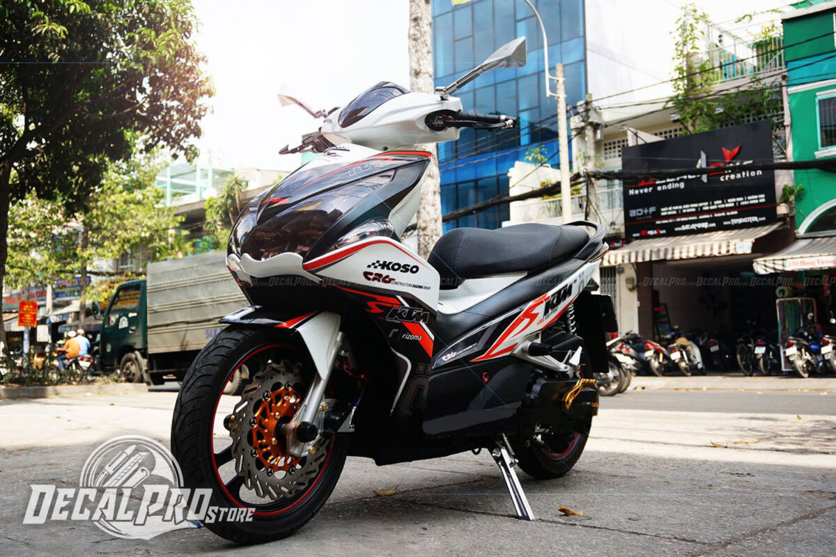 Tem xe Air Blade 2011 KTM Racing - Ảnh 2