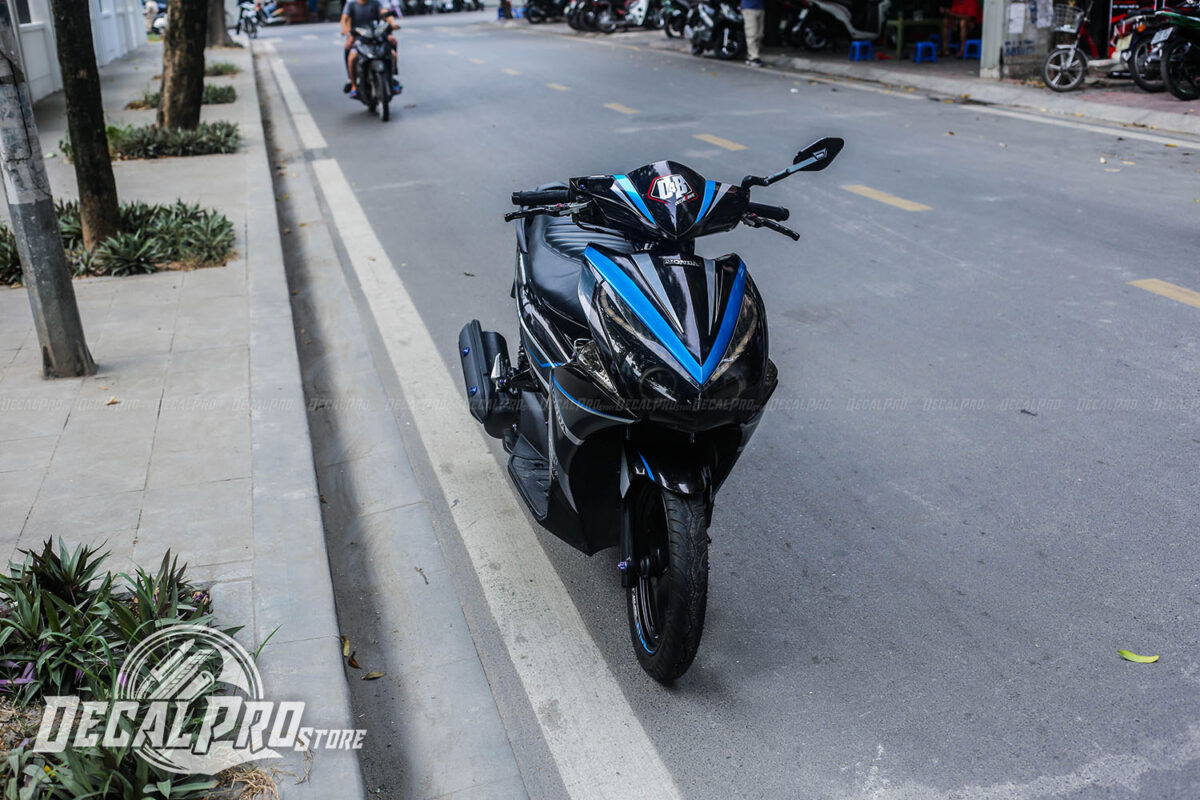 Tem xe  Air Blade 2011 Blue Grey Candy - Ảnh 2