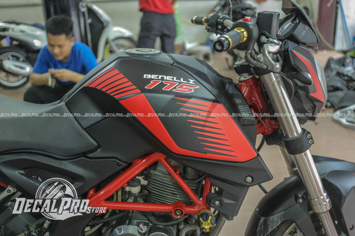 Tem xe Benelli BN 175 Red Racing - Ảnh 4