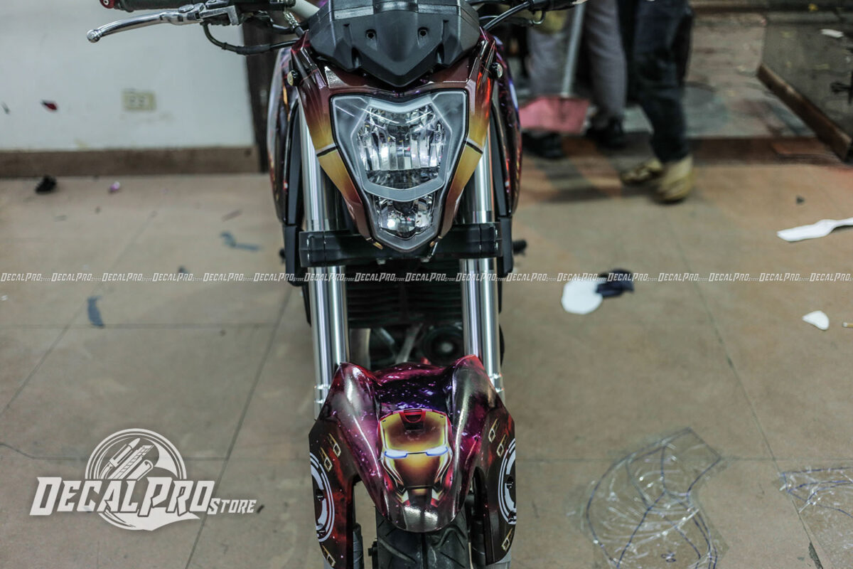 Tem xe Benelli BN175 Iron Man - Ảnh 4