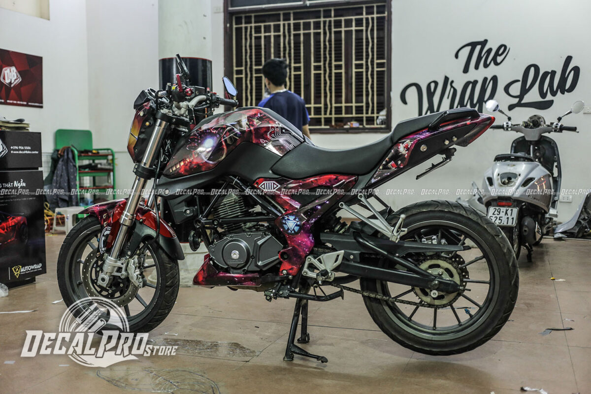 Tem xe Benelli BN175 Iron Man - Ảnh 2