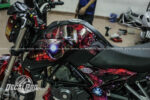 Tem xe Benelli BN175 Iron Man