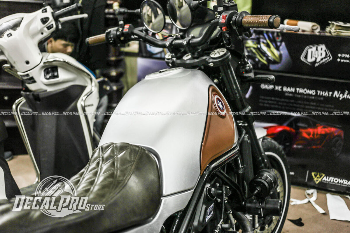 Tem xe Benelli Leoncino Bạc Nhôm Xước - Ảnh 2