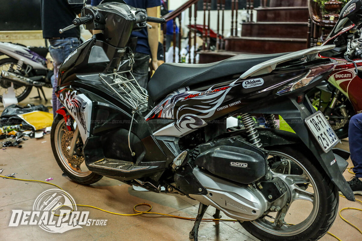 Tem xe Air Blade 2016 Red Chicken - Ảnh 3