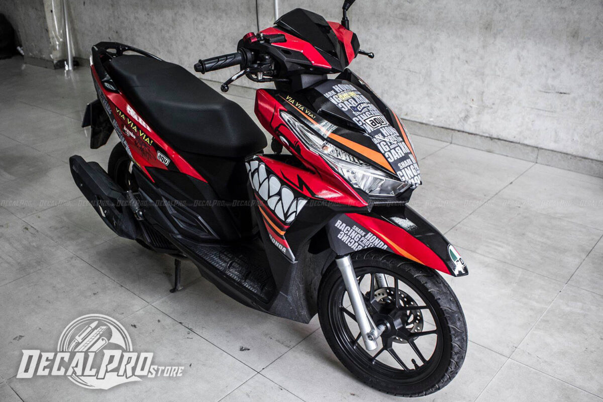 Honda Click Red Shark - Ảnh 2