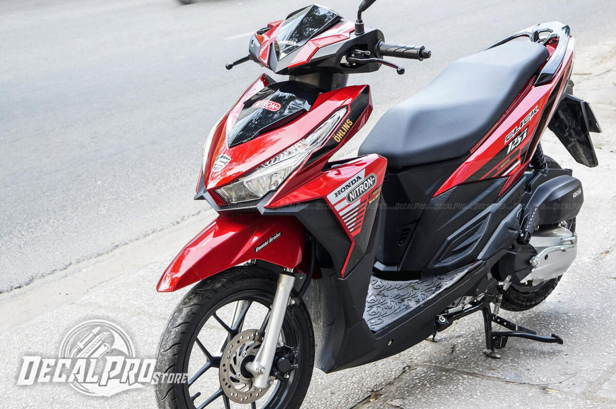 Honda Click Red Nitron - Ảnh 2