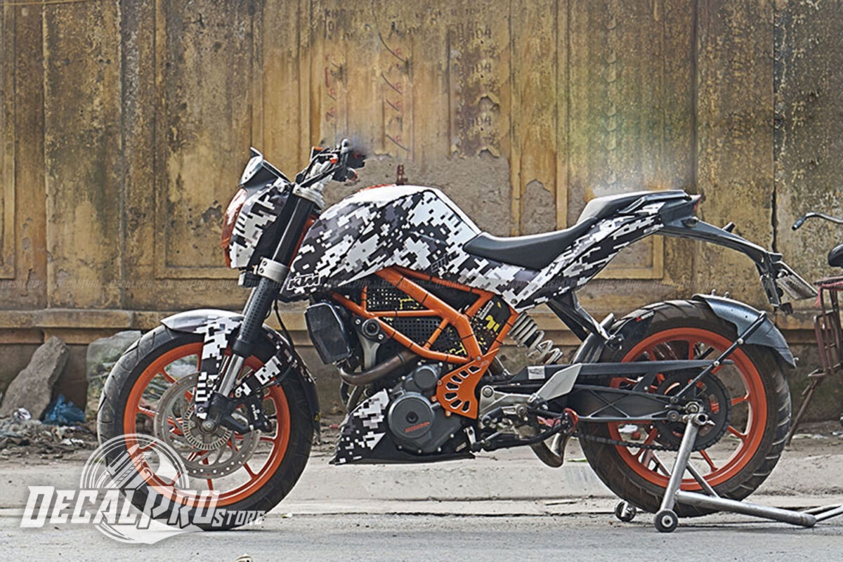 Tem xe KTM Duke Camou In Digital - Ảnh 3