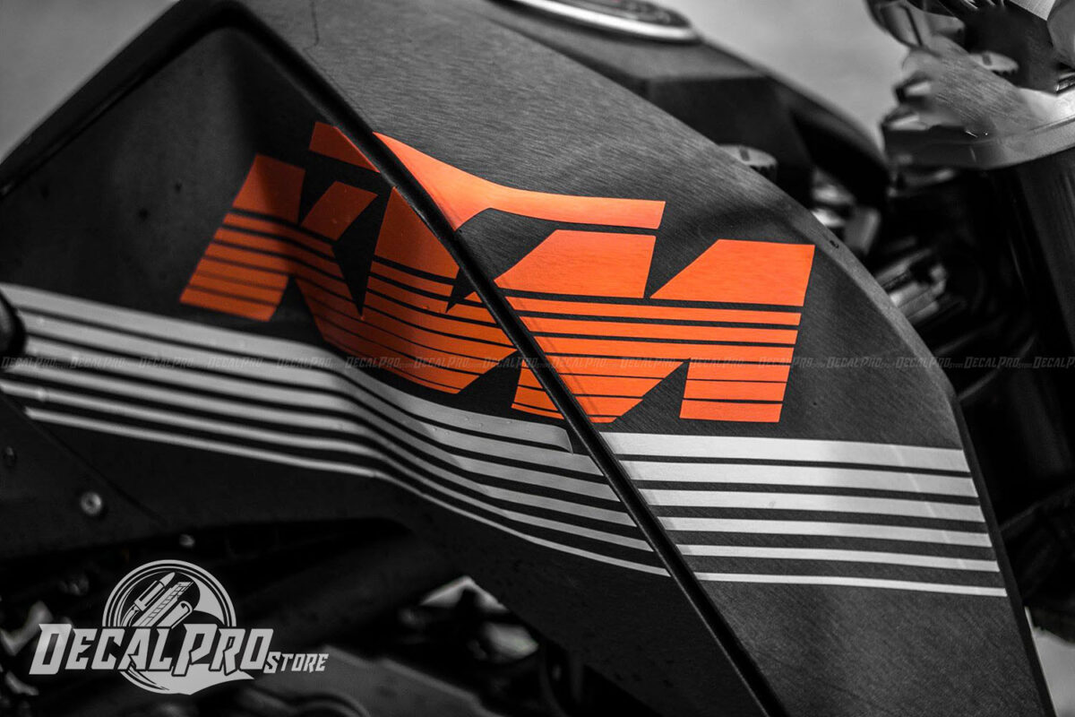 Tem xe KTM Duke Đen Xước & Tem Rời Phản Quang - Ảnh 2