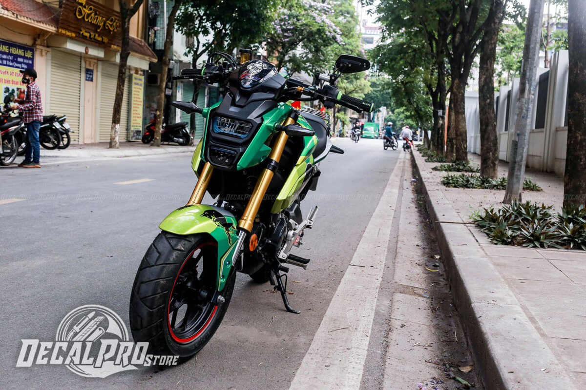 Tem xe MSX 2017 Green Bull - Ảnh 6