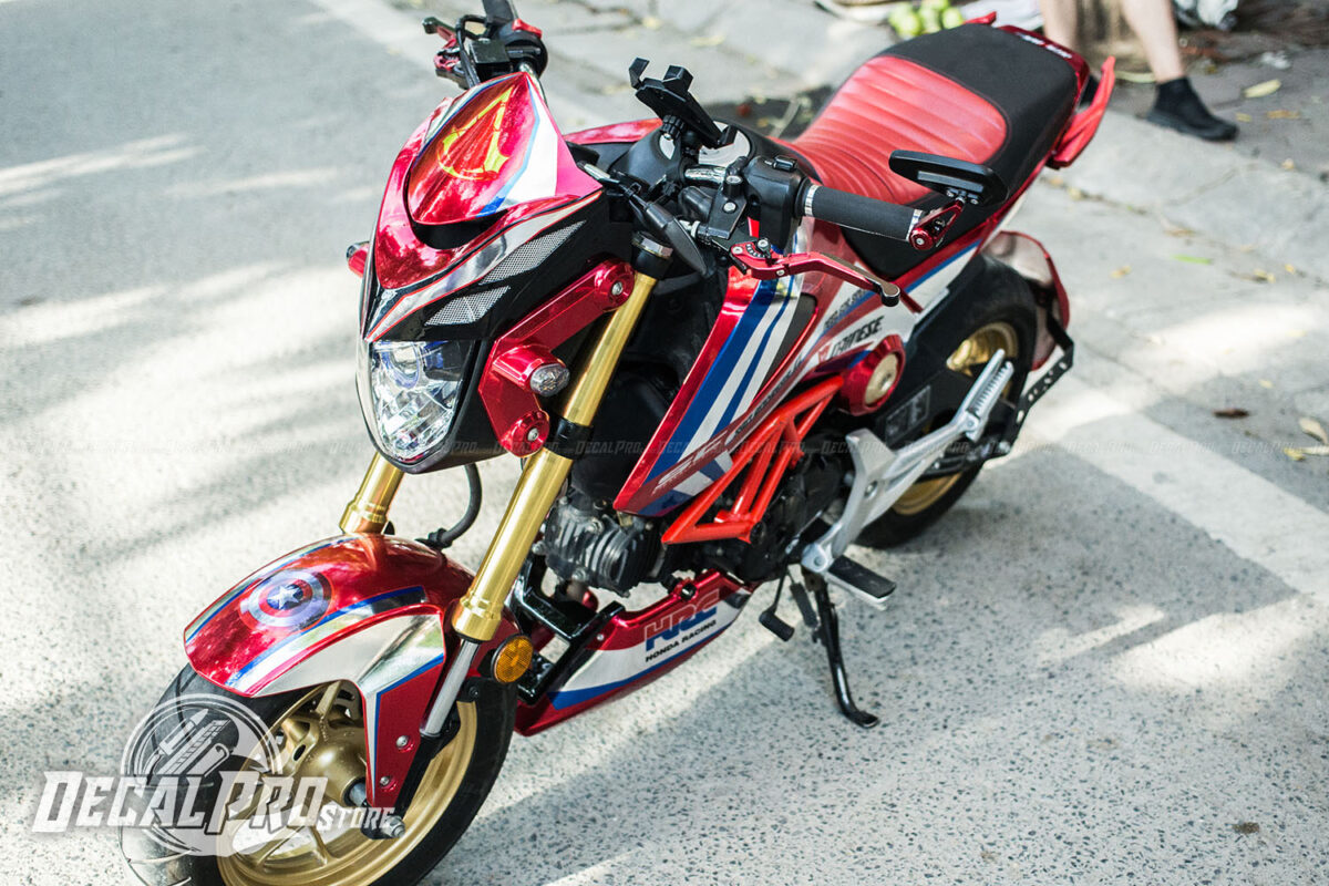 Tem xe MSX Chrome HRC - Ảnh 2