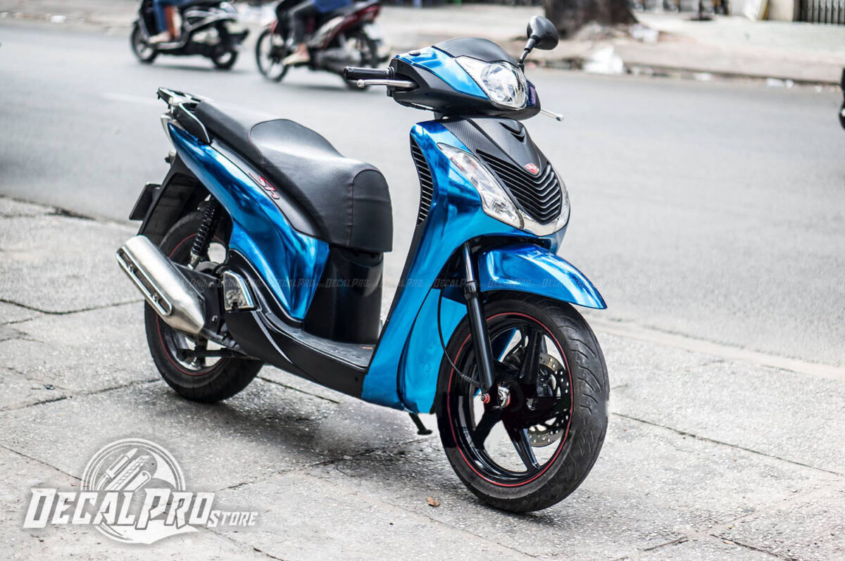 Tem xe SH 2011 Blue Chrome - Ảnh 2