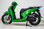 Tem xe Honda SH 150I Nhôm Xước Xanh Lá