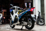 Tem xe Honda SH 2017 Blue Vodafone - Ảnh 2