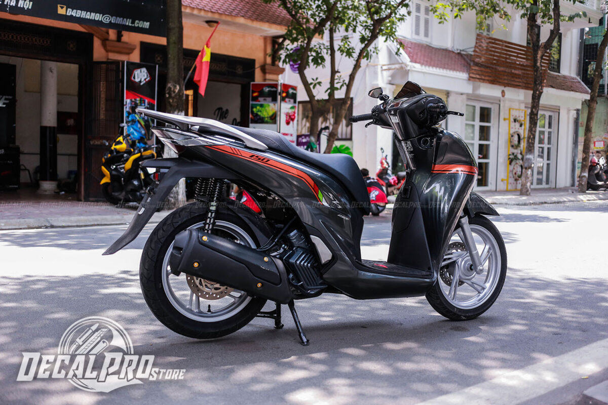 Tem xe Honda SH 2020 Orange Candy (Tem Rời) - Ảnh 4