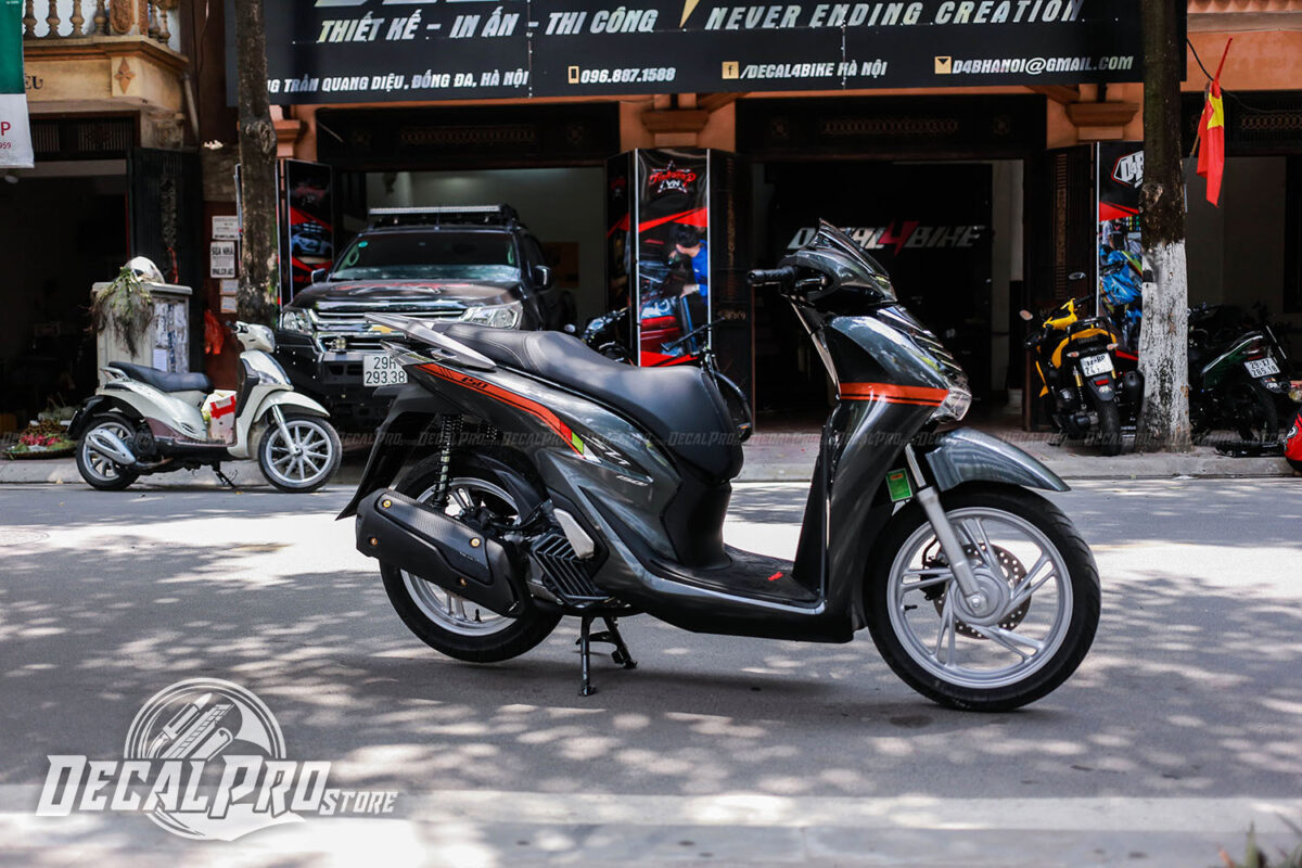 Tem xe Honda SH 2020 Orange Candy (Tem Rời) - Ảnh 2