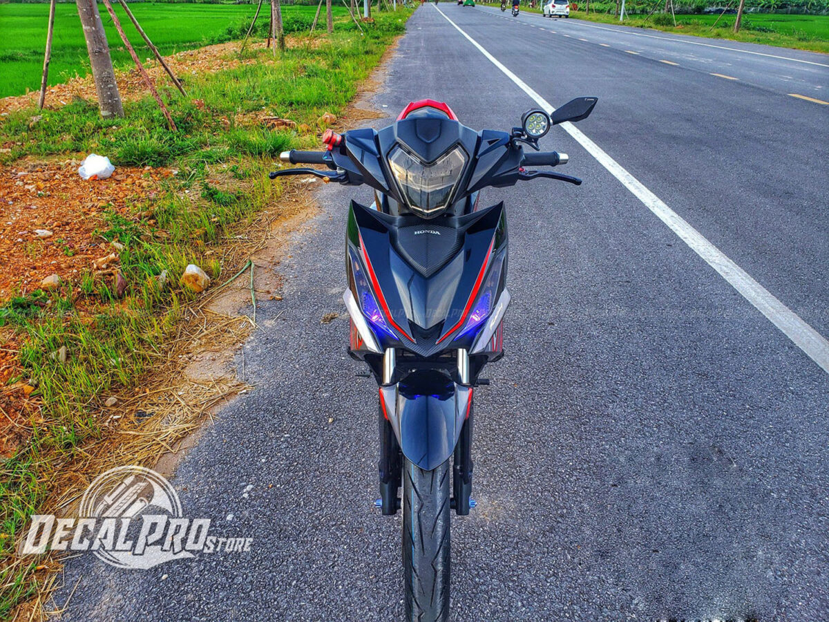 Tem xe Winner 150 White Red Grey Candy (Tem Rời) - Ảnh 2