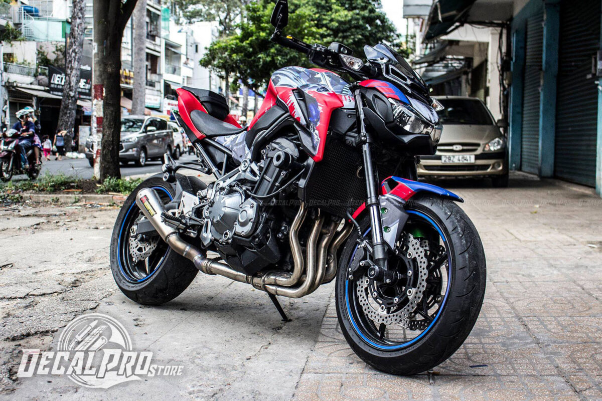 Z900 Red Blue - Ảnh 2