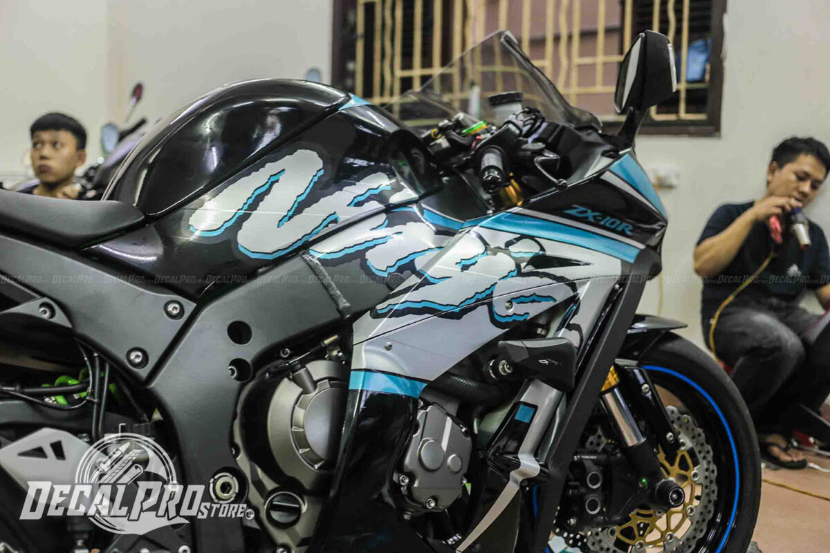 Kawasaki ZX10R Blue Candy - Ảnh 2