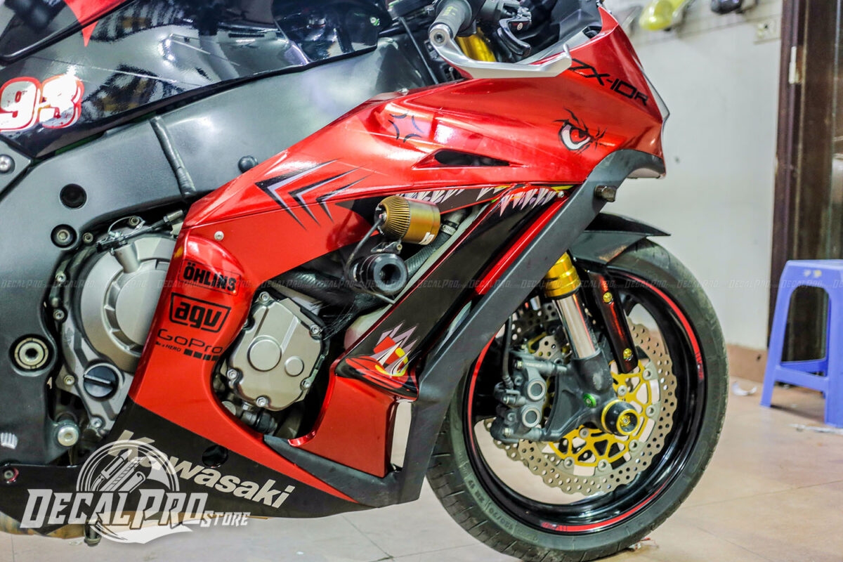 Kawasaki Ninja ZX10R Red Shark Candy - Ảnh 2