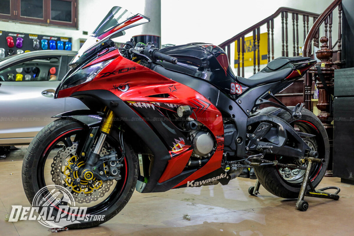 Kawasaki Ninja ZX10R Red Shark Candy - Ảnh 3