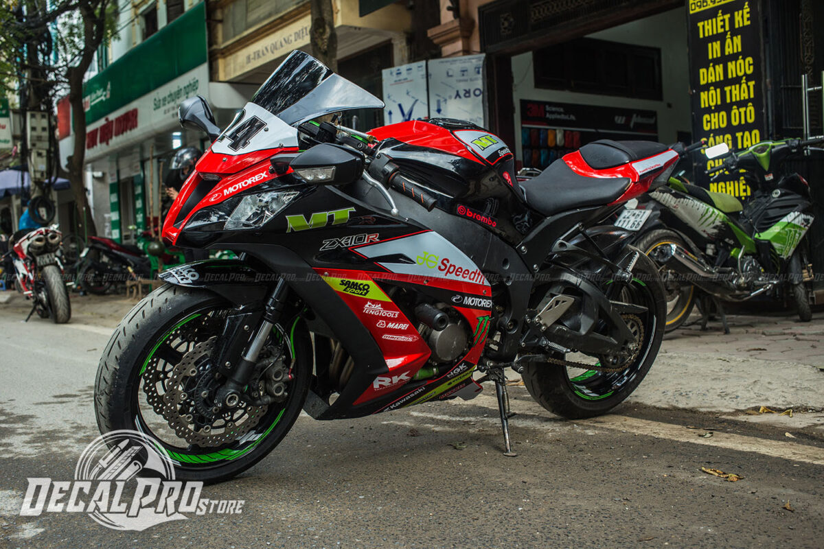 Kawasaki Ninja ZX10R Tem đấu MT - Ảnh 2