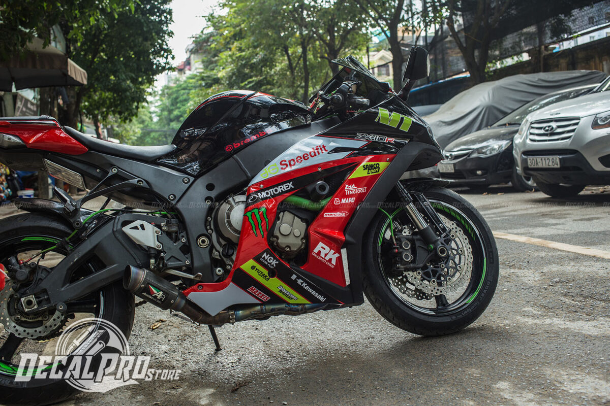 Kawasaki Ninja ZX10R Tem đấu MT - Ảnh 3