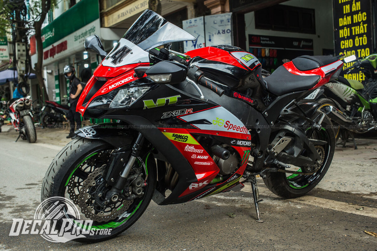 Kawasaki Ninja ZX10R Tem đấu MT - Ảnh 4