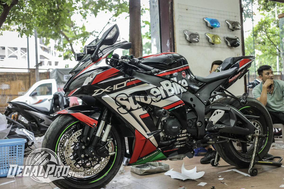 Kawasaki Ninja ZX10R Candy Super Bike - Ảnh 3