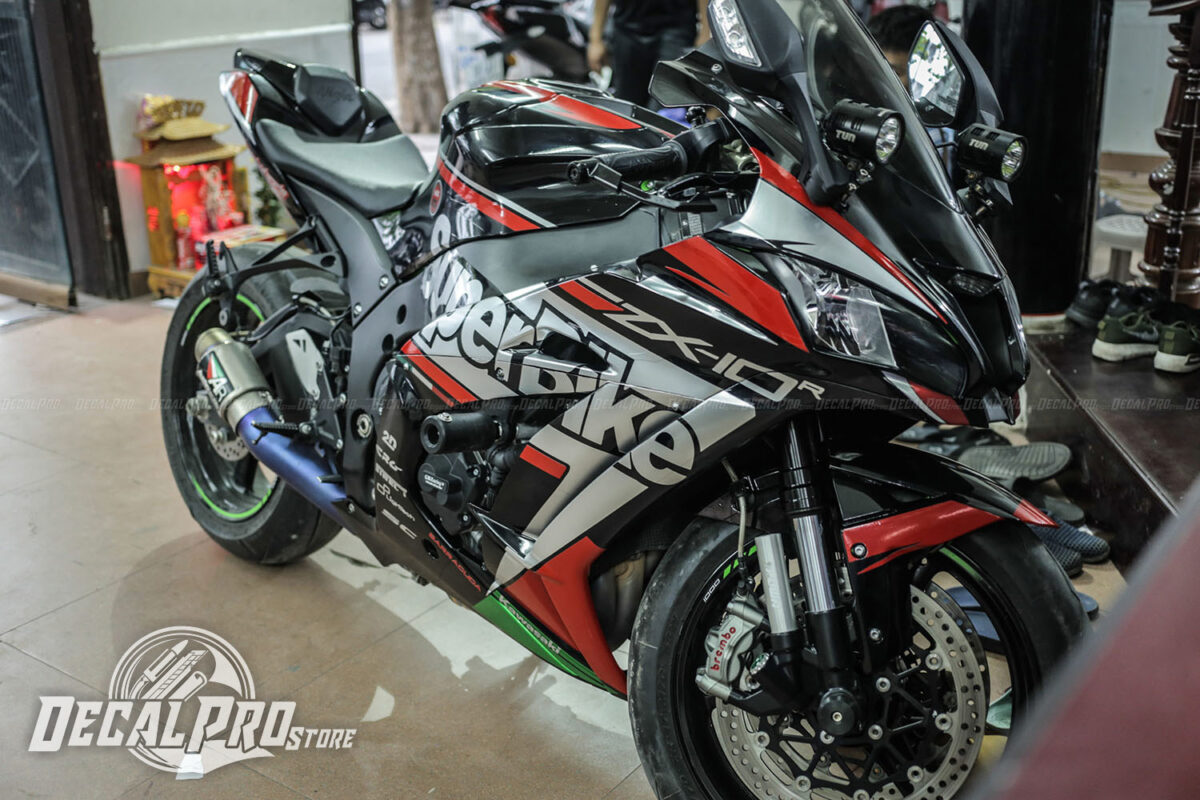 Kawasaki Ninja ZX10R Candy Super Bike - Ảnh 4