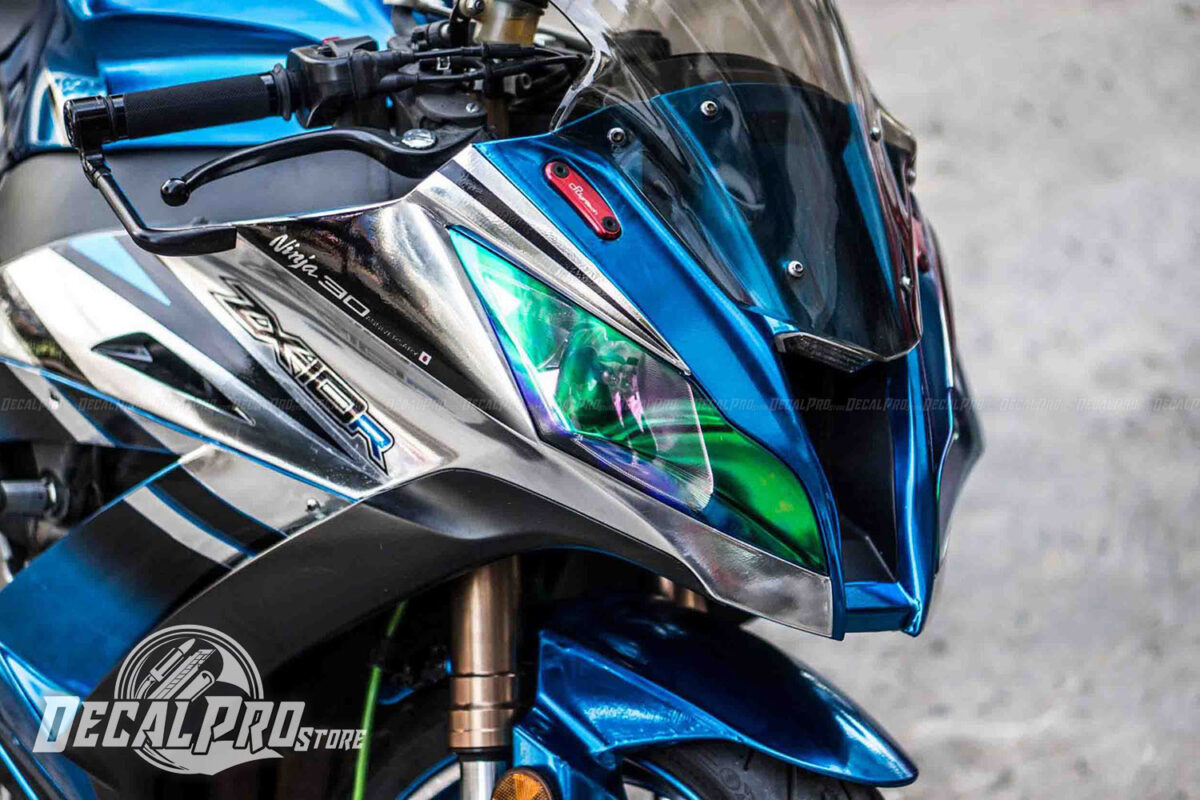 Kawasaki Ninja XZ10R Blue Chrome - Ảnh 3