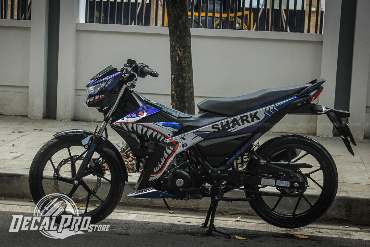Suzuki Raider Shark Aluminium - Ảnh 5