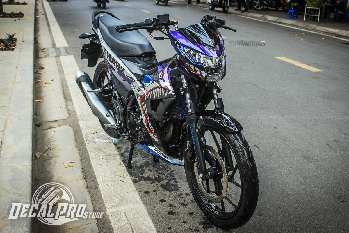 Suzuki Raider Shark Aluminium - Ảnh 3