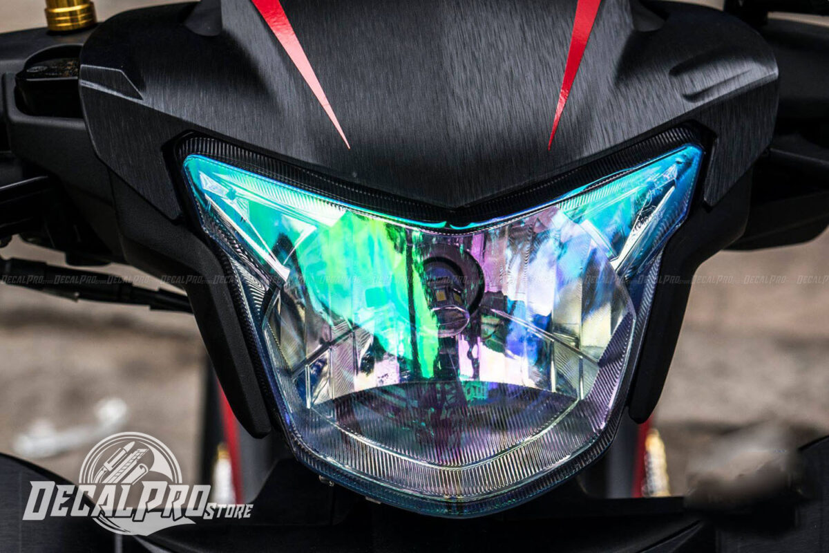 Exciter 150 Đen Xước Tem Rời Phản Quang Đỏ - Ảnh 4