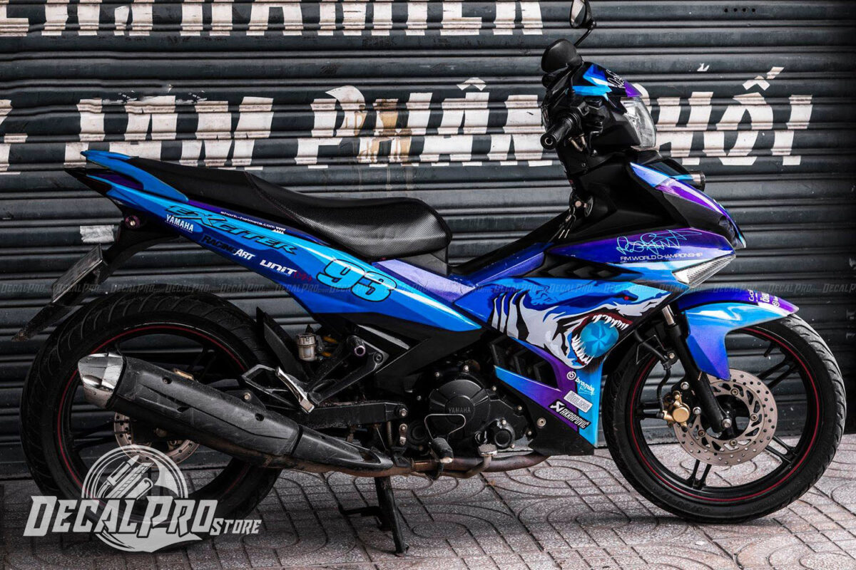 Exciter 150 Blue Shark - Ảnh 3