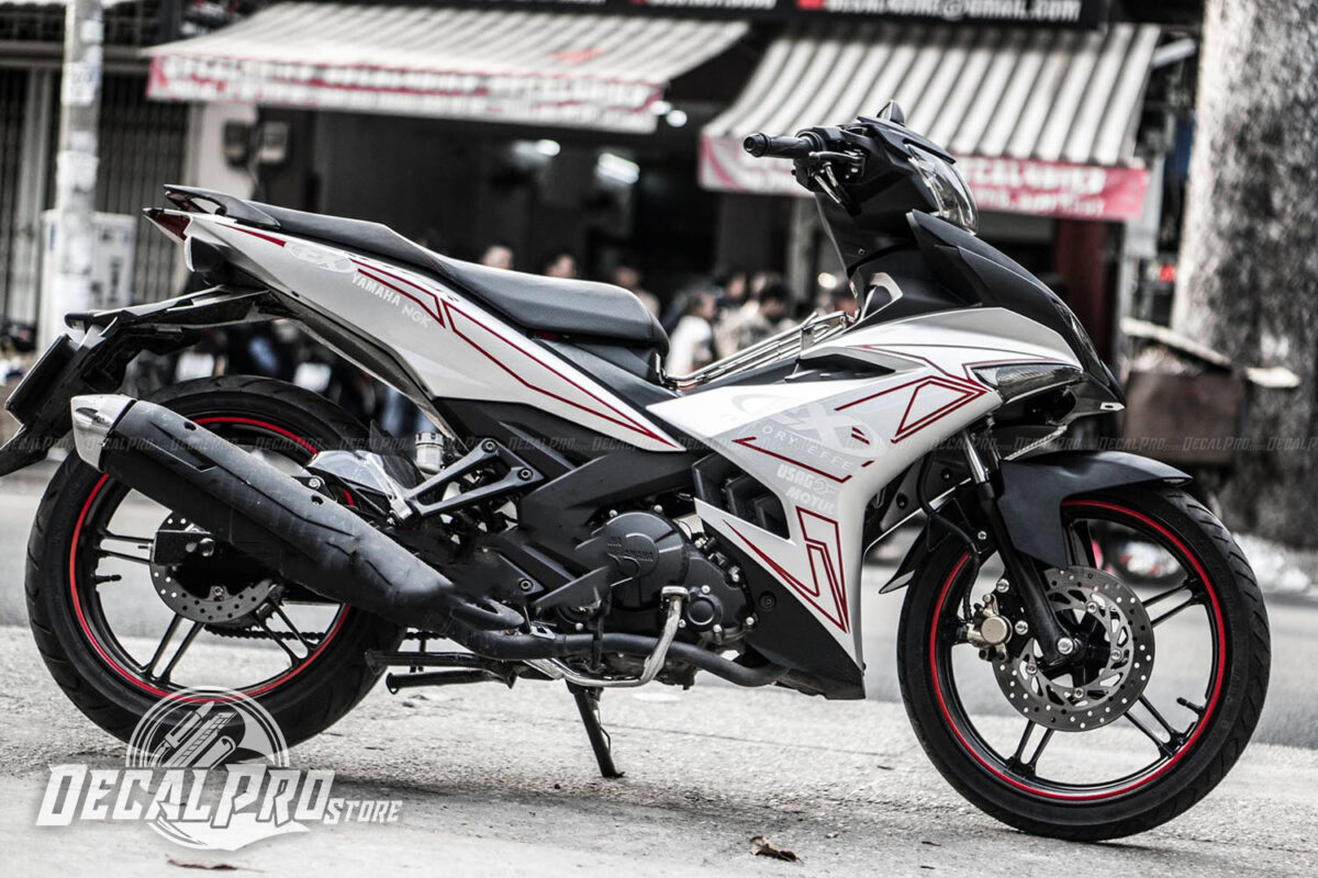 Exciter 150 Redline White Factory Effex - Ảnh 2