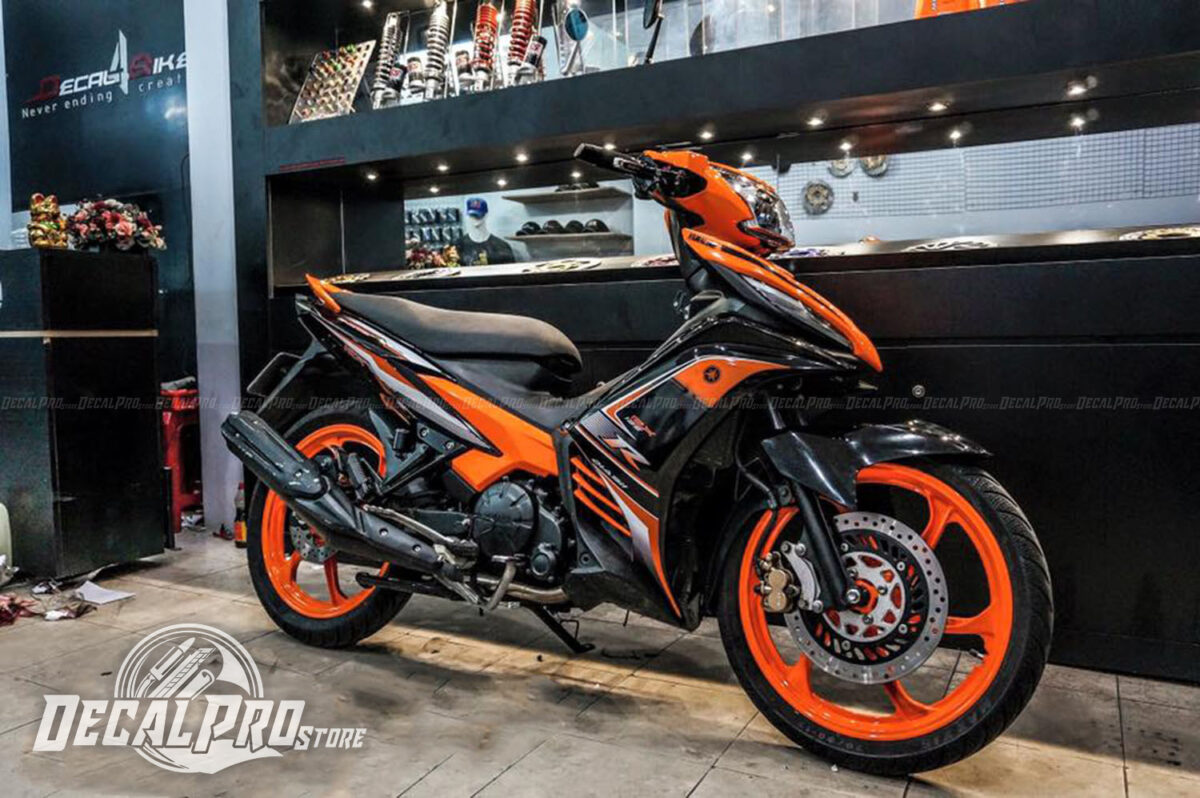 Exciter 135 Orange Shark - Ảnh 2