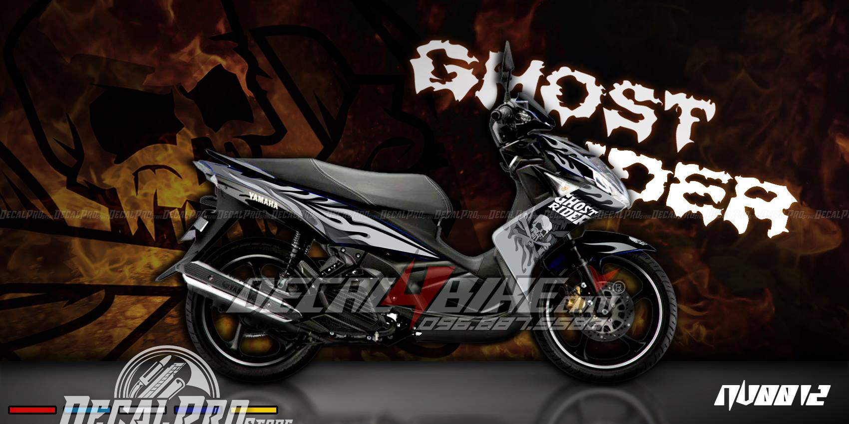 NV000032 - Nouvo-SX-Ghost-Rider-1 Nouvo SX Ghost Rider - Ảnh 1