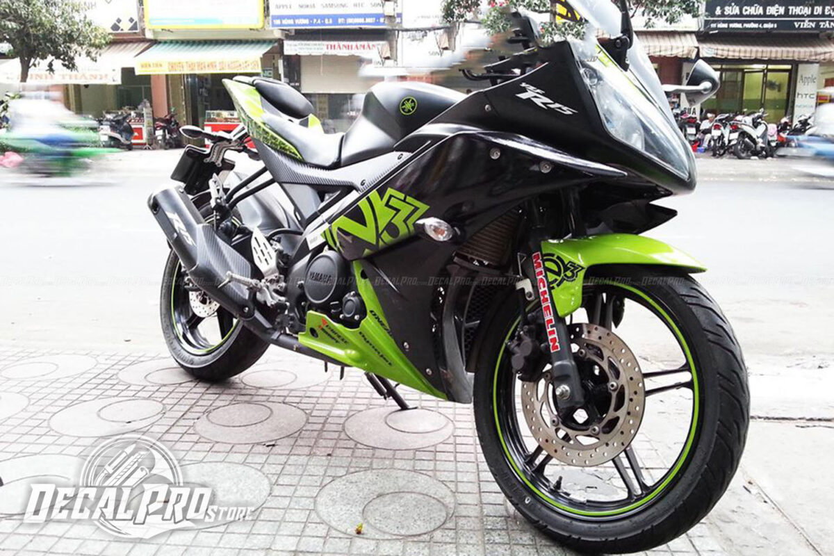 Yamaha R15 V2 Black Green - Ảnh 2