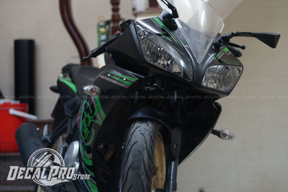 Yamaha R15 V2 Black Green - Ảnh 2