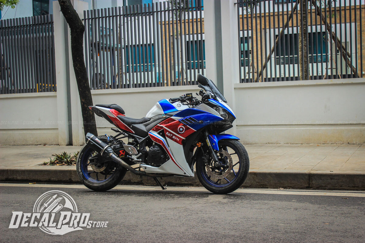 Yamha R3 Captain America - Ảnh 6
