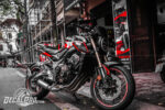 Tem xe Honda CB 650R Black Red Racing
