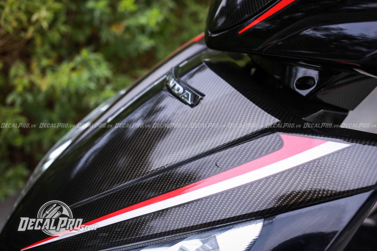 Tem xe Air Blade 2011 Black Matte ft Red Lighting - Ảnh 3