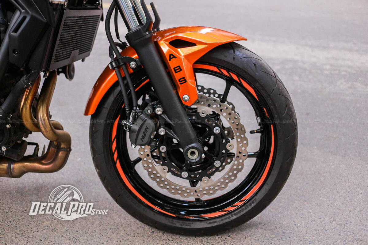 Kawasaki Z650 Orange Black Candy - Ảnh 3
