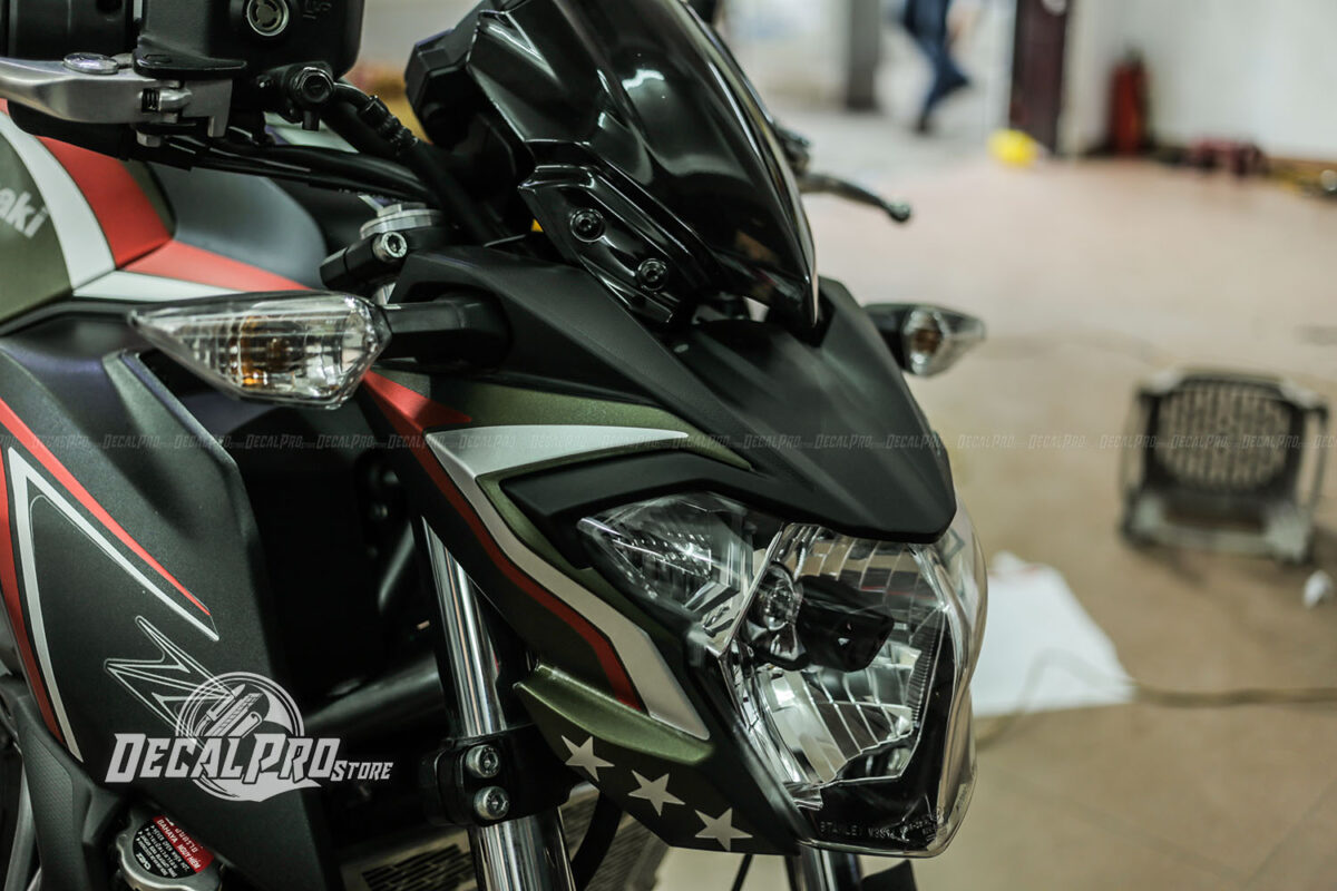 Kawasaki Z650 Red Silver Line - Ảnh 7