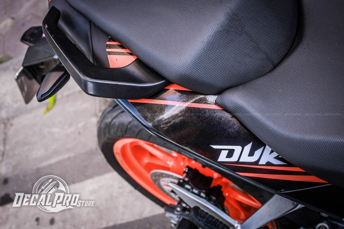 Tem xe KTM Duke 200 Orange Black - Ảnh 7