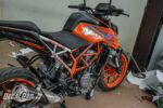 Tem xe KTM Duke 390 Black Brushed ft Titanium - Ảnh 5