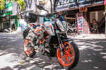Tem xe KTM Duke 390 White Racing Carbon - Ảnh 2