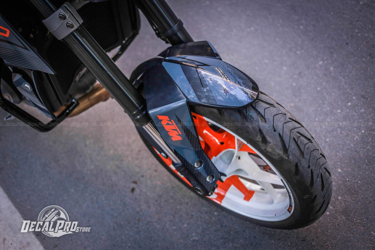 Tem xe KTM Duke 690 Grey Racing - Ảnh 6