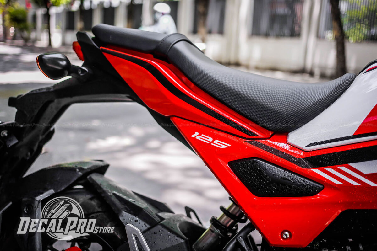 Tem xe MSX 2017 Red White Grom - Ảnh 4