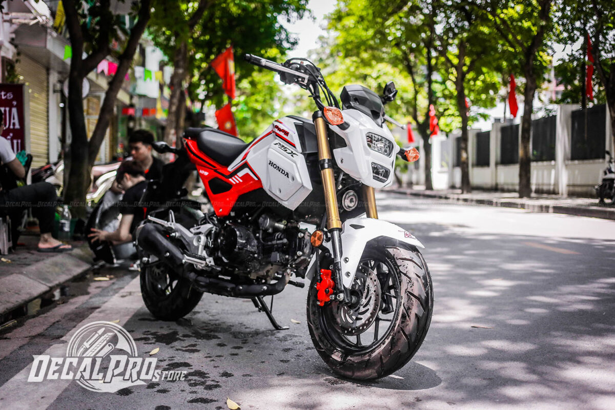 Tem xe MSX 2017 Red White Grom - Ảnh 3